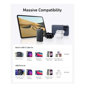 پاوربانک انکر مدل A1259 ظرفیت 10000 میلی آمپر ساعت